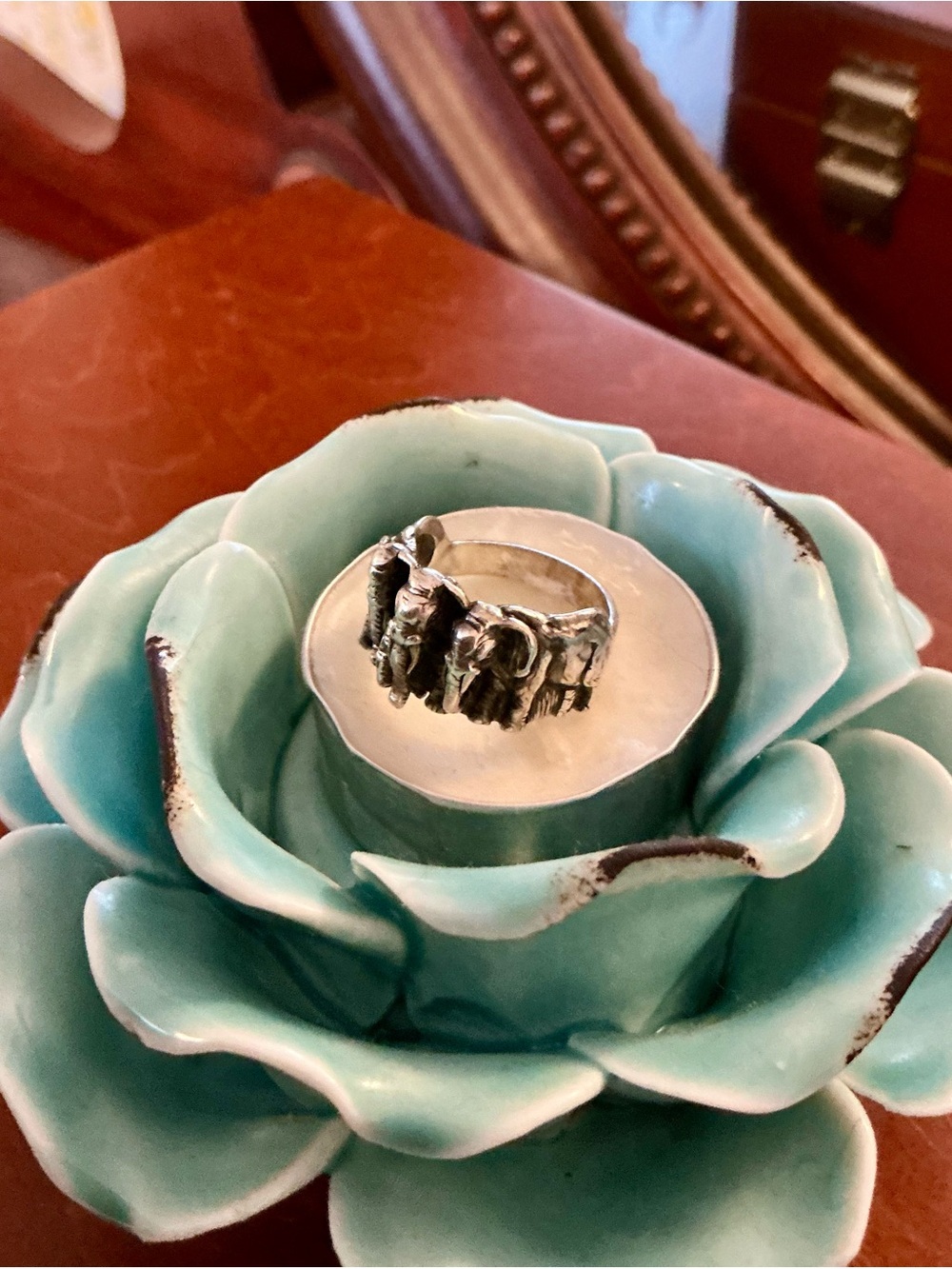 ROLL TIDE! Sterling Silver “Strength of Elephants” Band Ring